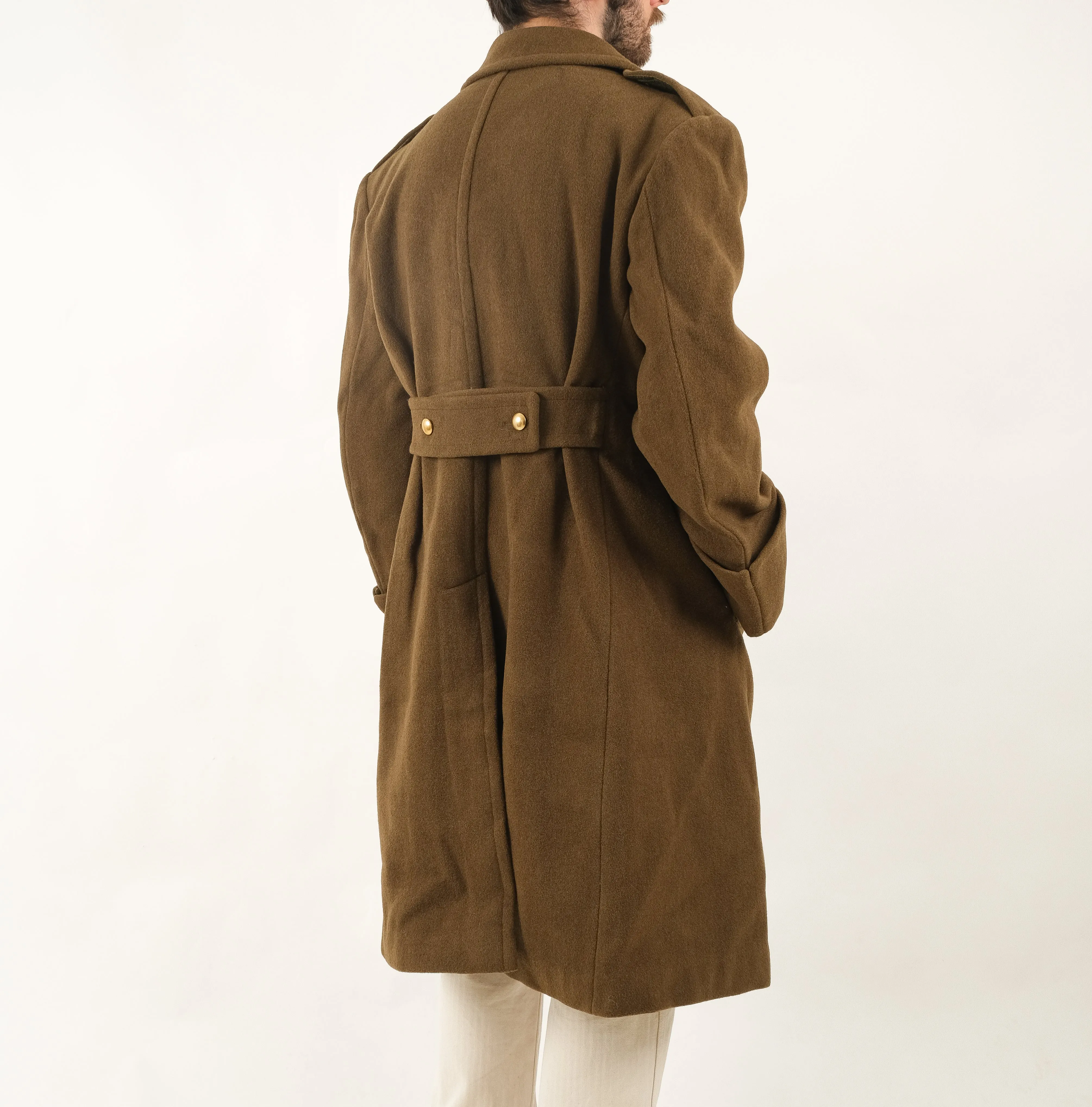 60S FRENCH ARMY WOOL COAT