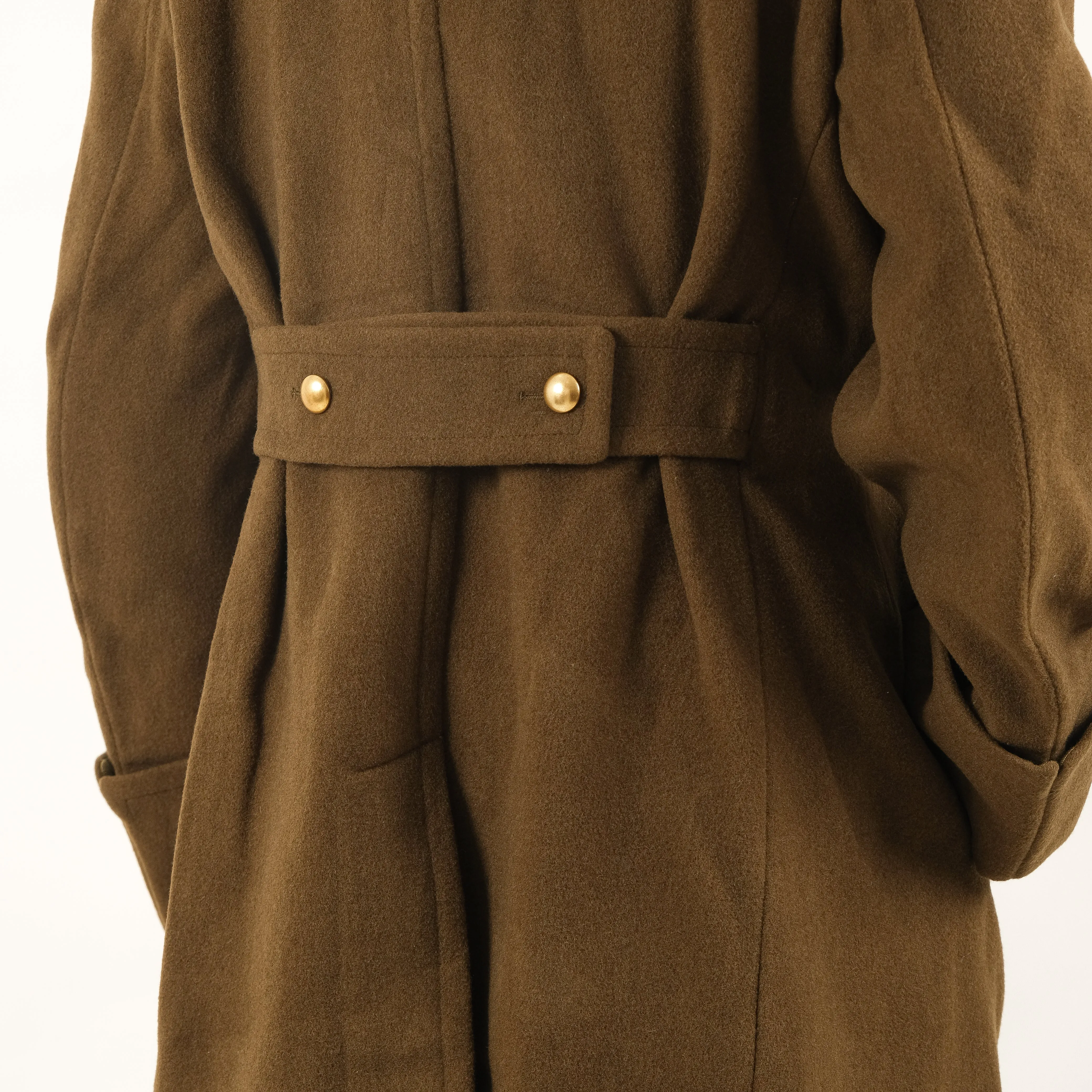 60S FRENCH ARMY WOOL COAT