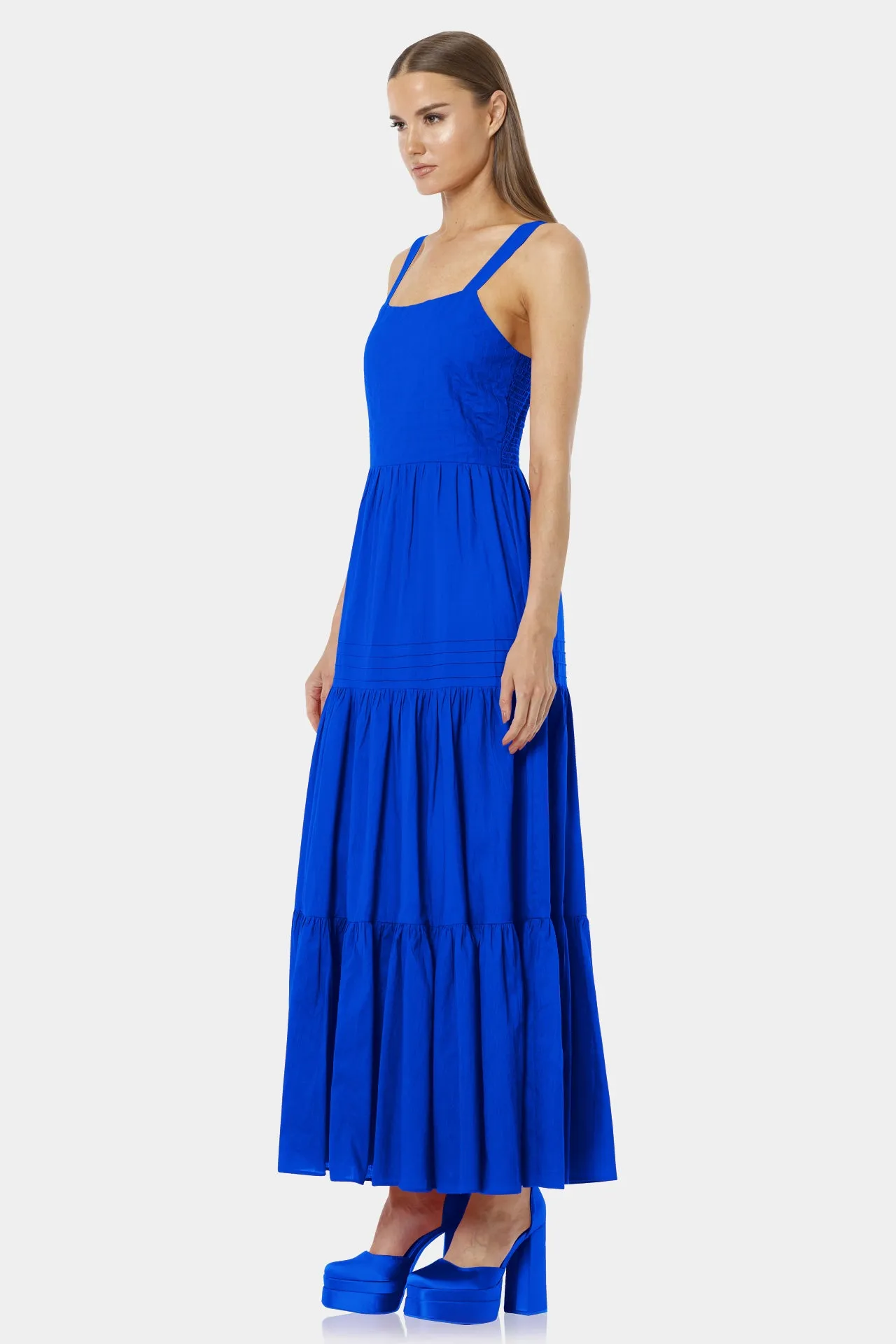 Blue Long Fall Dresses