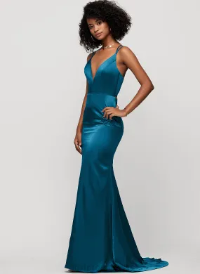 Club Dresses Maxi Charmeuse Bodycon silk Dresses satin Sleeveless like Charmeuse Jacqueline V-Neck