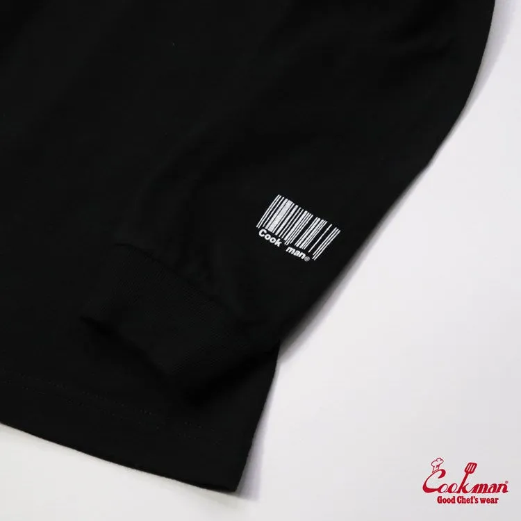 Cookman Long Sleeve Tees - Nutrition Facts : Black