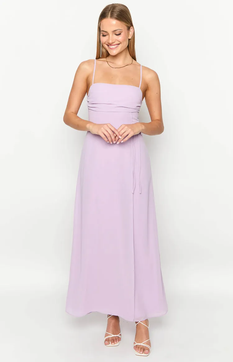 Flossie Lilac Maxi Sleeveless Dress