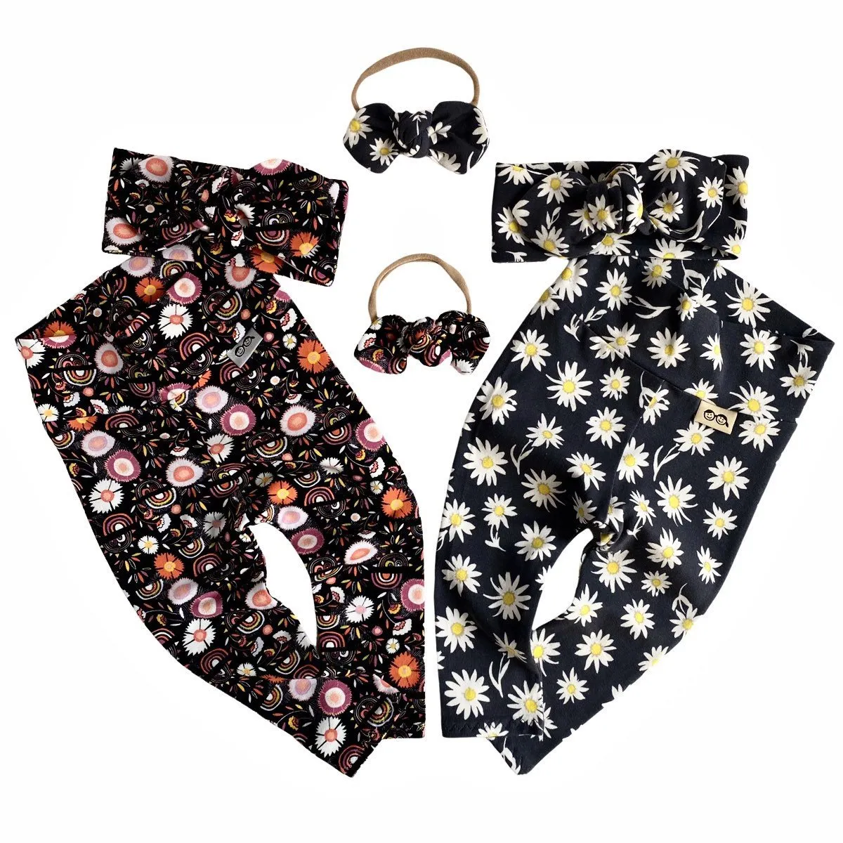 Flower Glory Leggings and/or Headbands