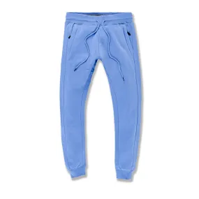 Jordan Craig Men's Uptown Modern Basic Fleece Jogger Sweatpants Slate Blue