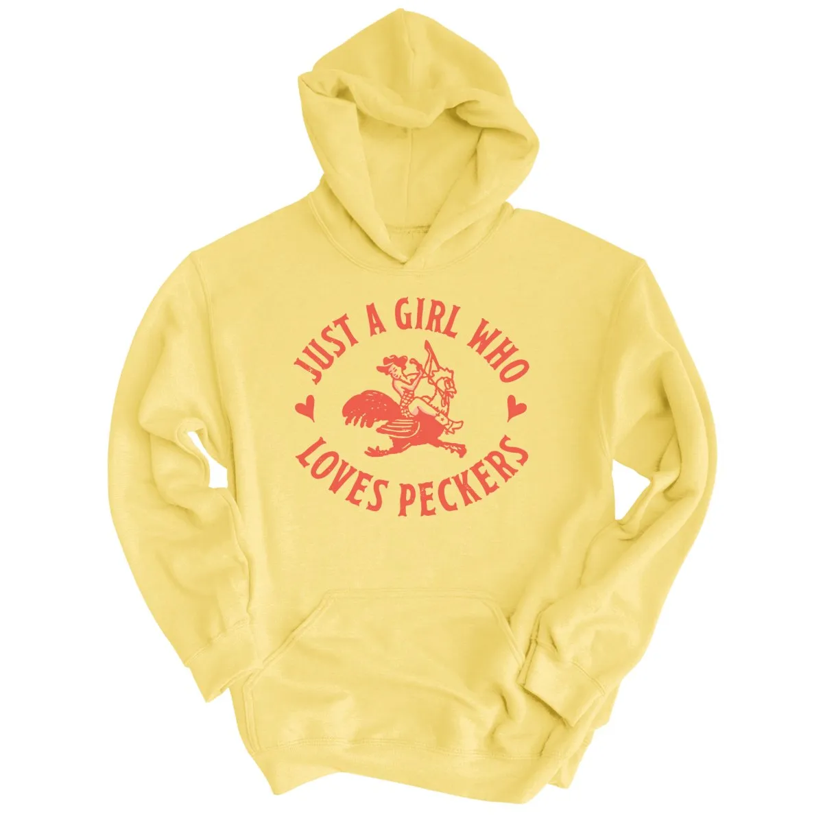 Just a Girl Who Loves Peckers Hoodie