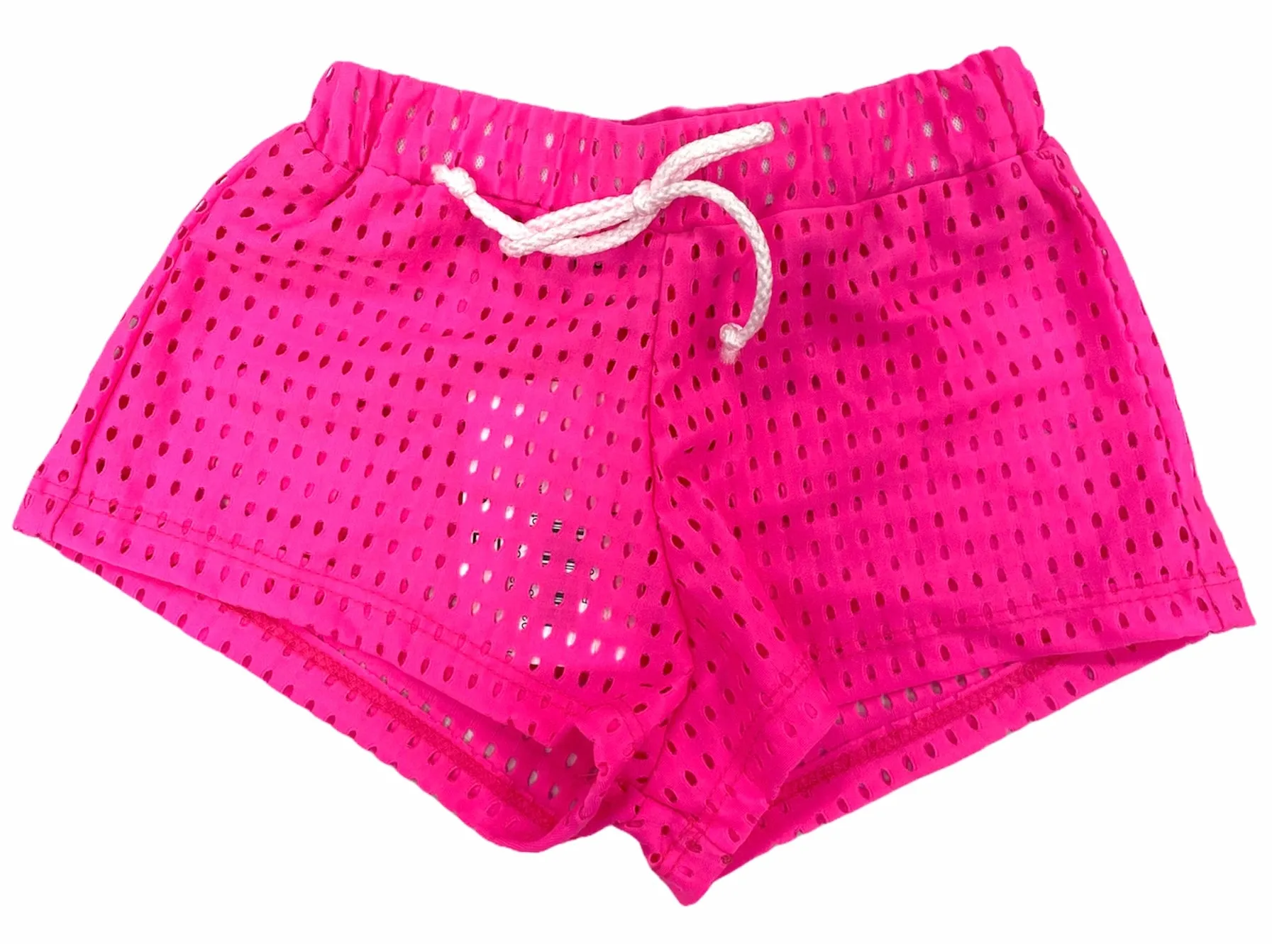 Les Tout Petits Girls Coverup Mesh Shorts FINAL SALE