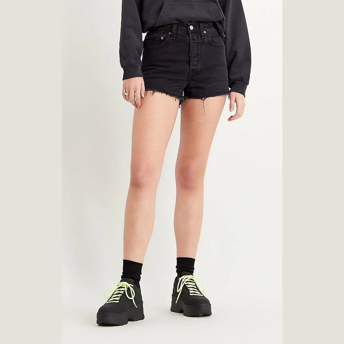 Levi's - Ribcage Shorts ~ Black Lake