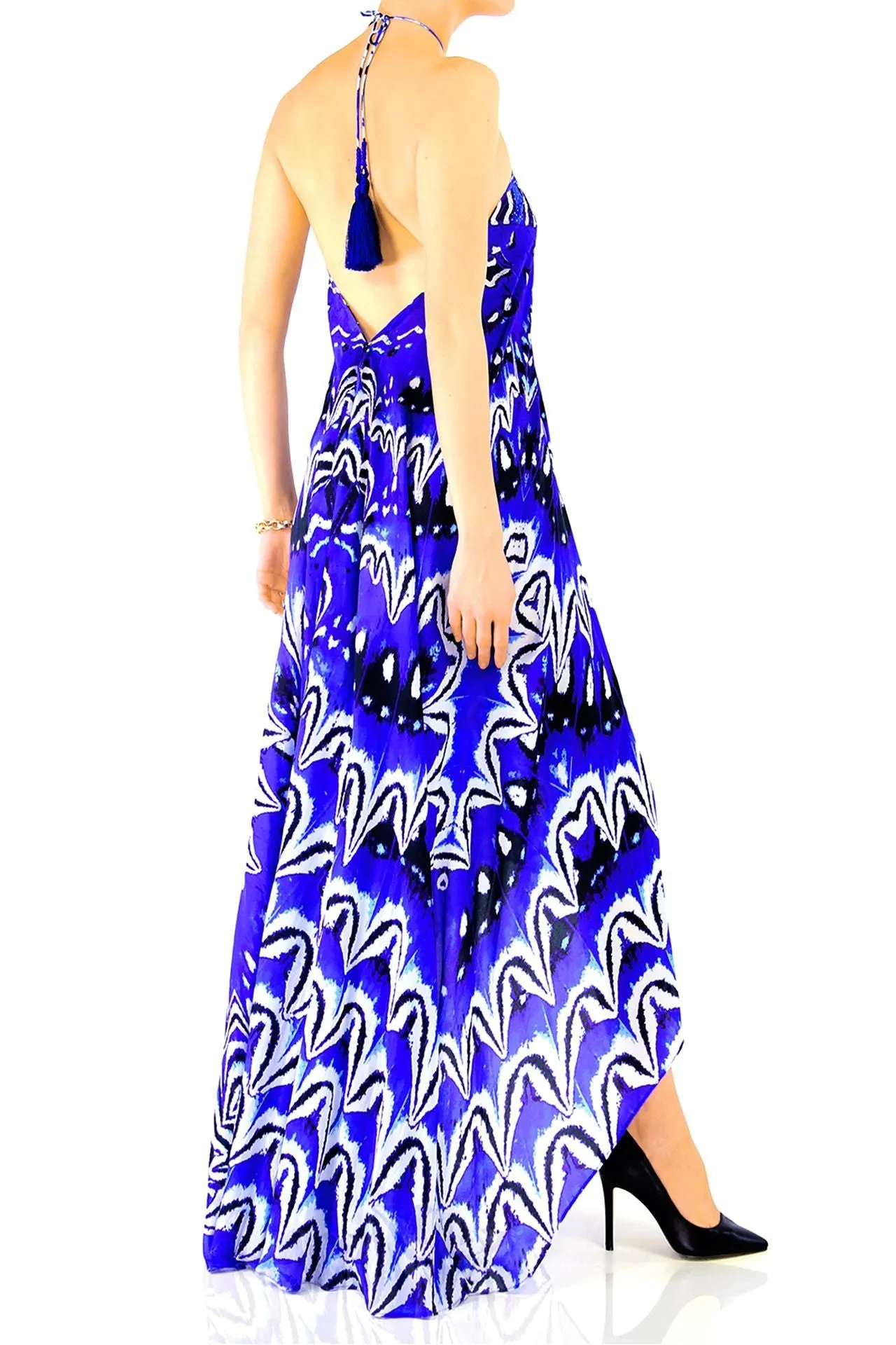 Long Summer Dresses Blue