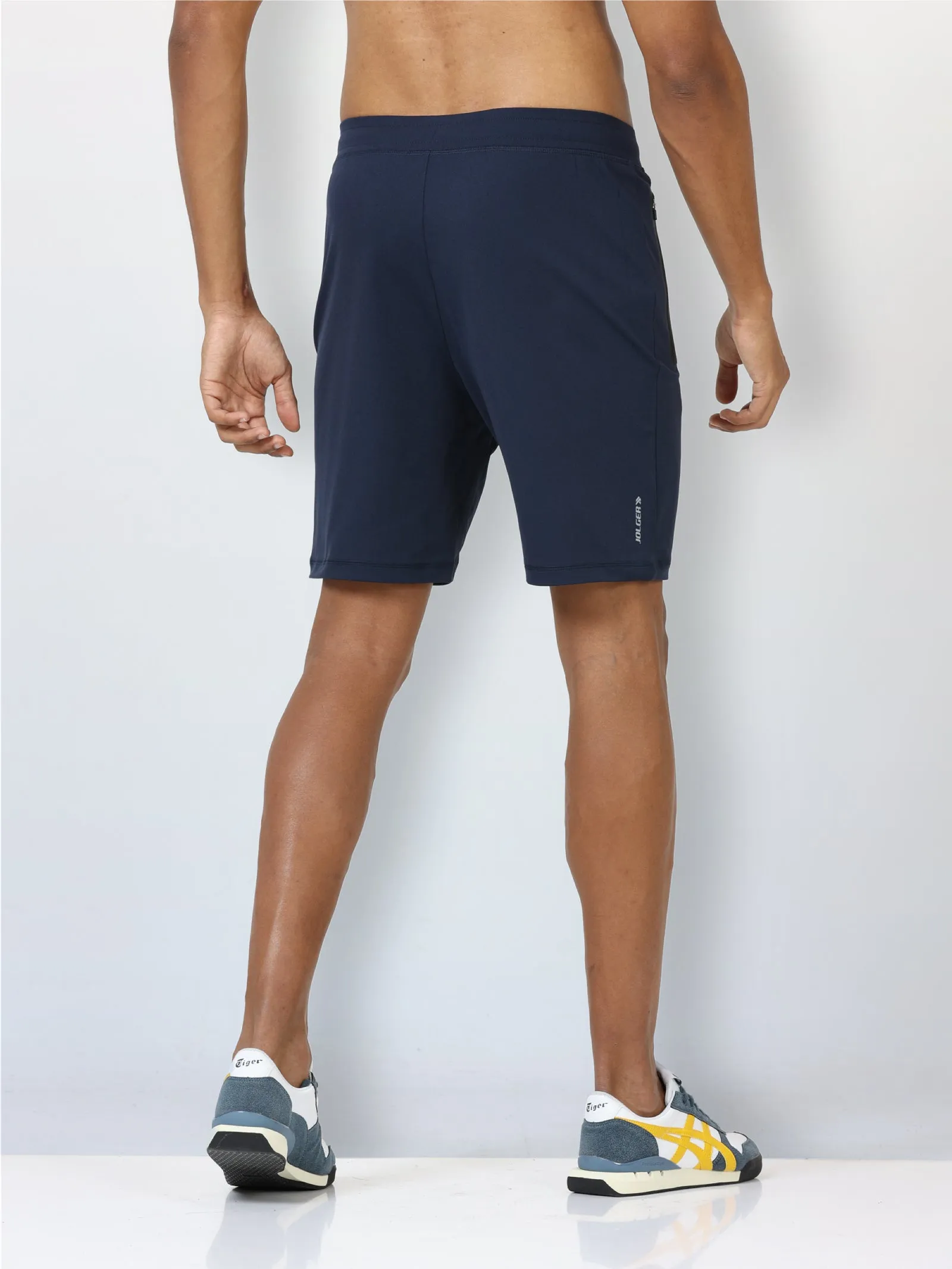 Men's Active Gym Shorts with Bonded  Zipper Pocket