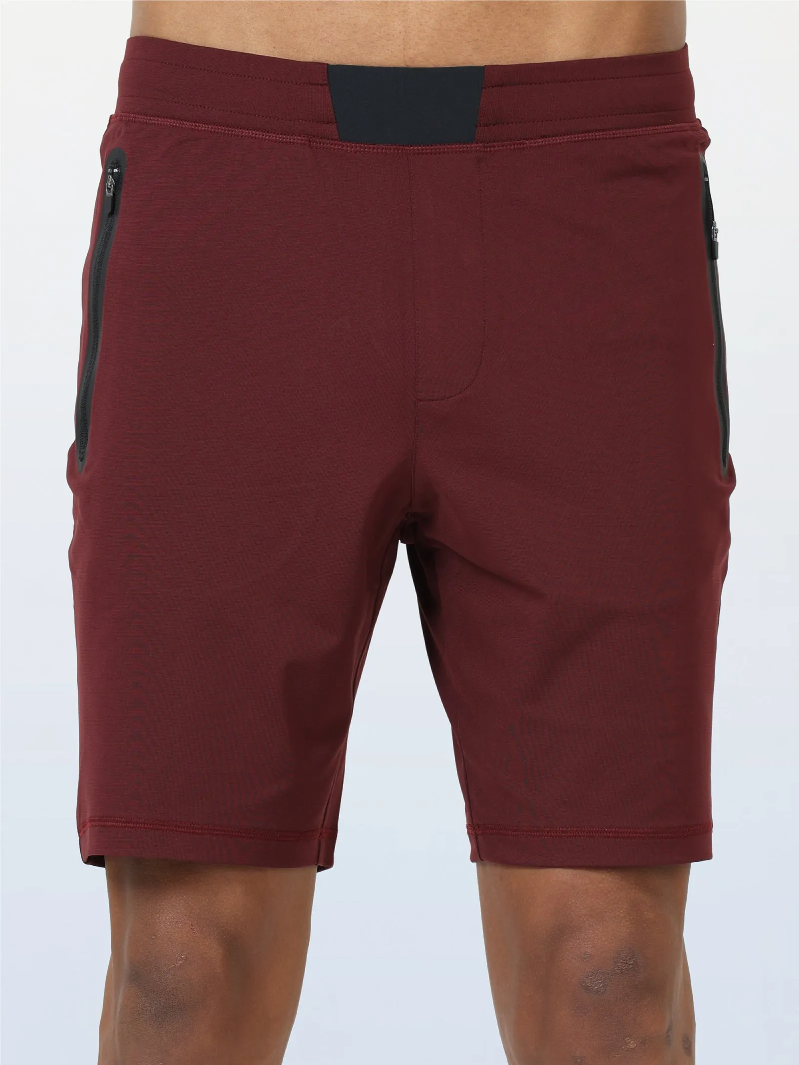 Men's Active Gym Shorts with Bonded  Zipper Pocket