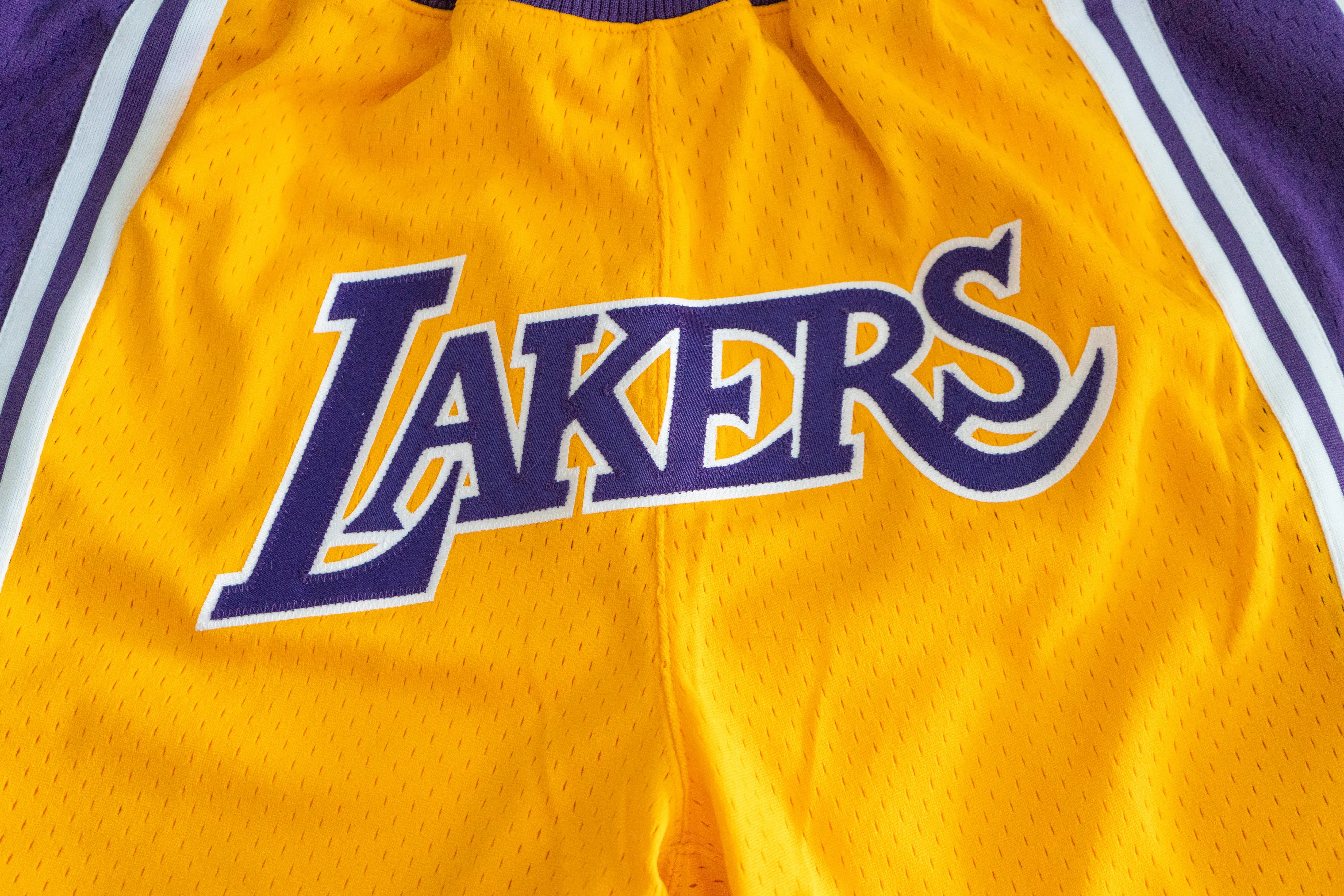 Mitchell & Ness Los Angeles Lakers 1996-1997 "LAKERS" Shorts (Home)