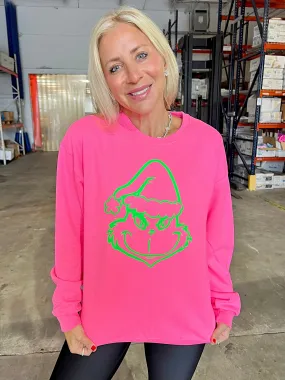 Neon Grinch Sweatshirt