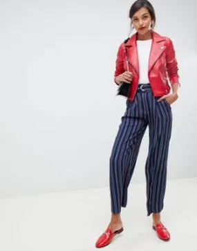 Oasis wide leg pants in stripe