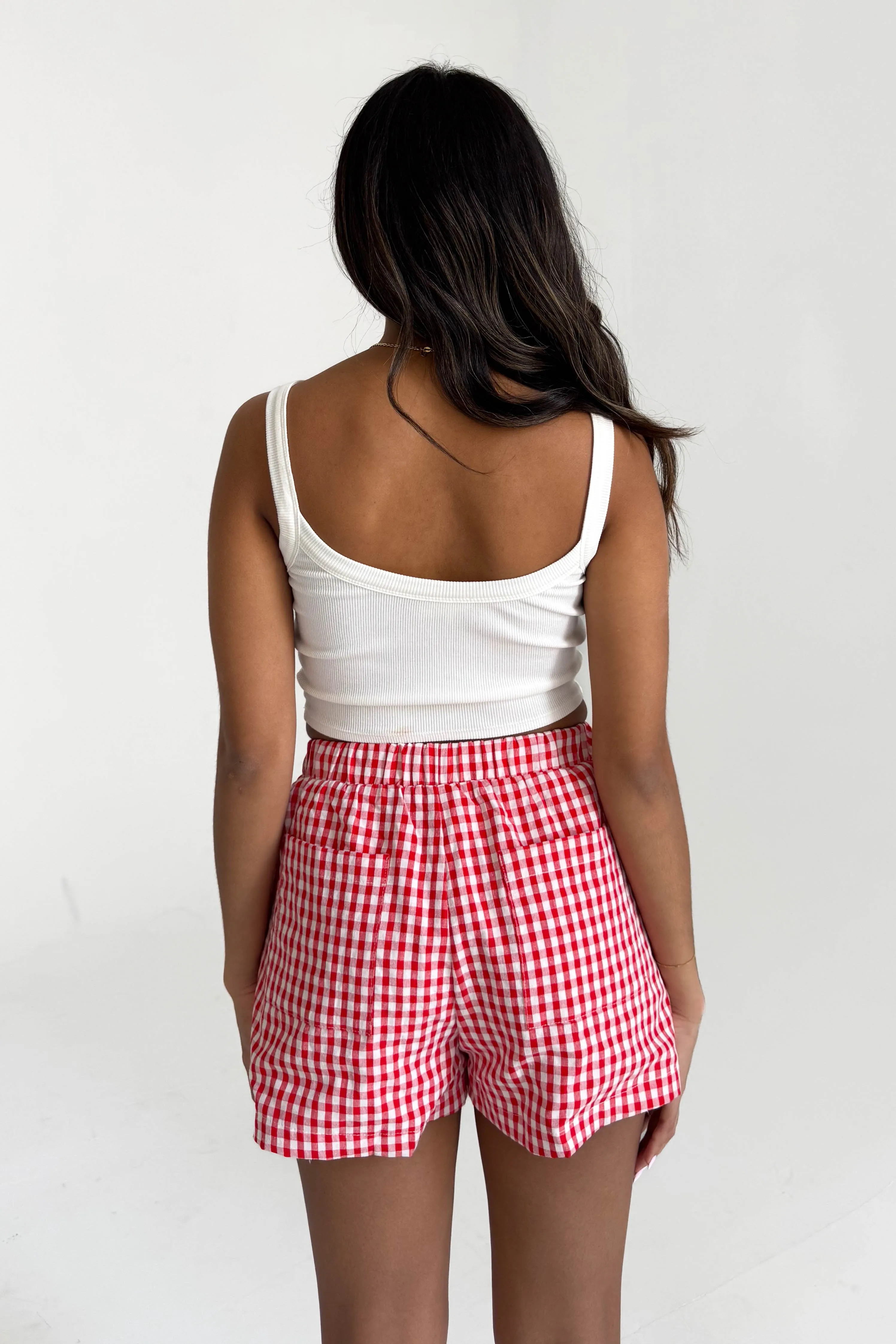 Poolside Shorts in Red