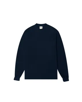 Simple L/S T-shirt - Navy