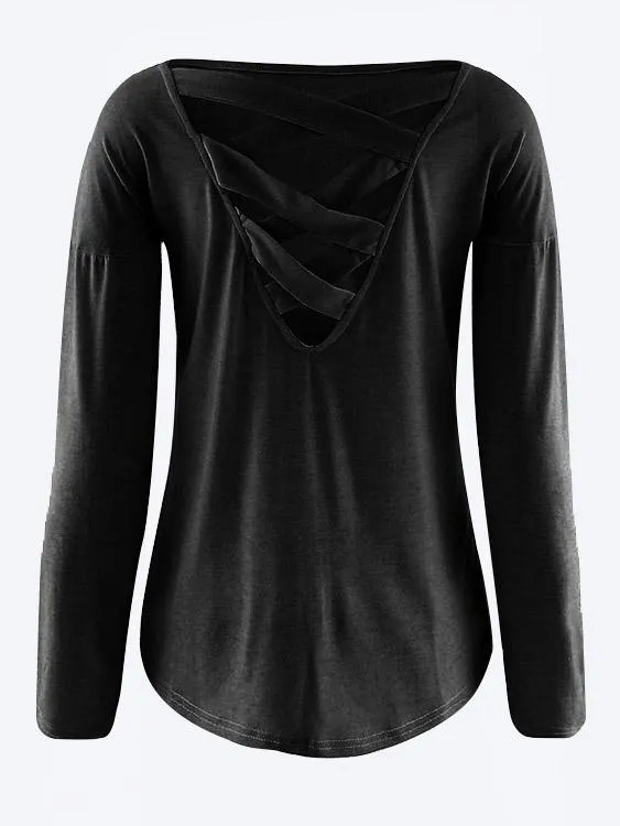 Wholesale Long Sleeve Round Neck T-Shirts