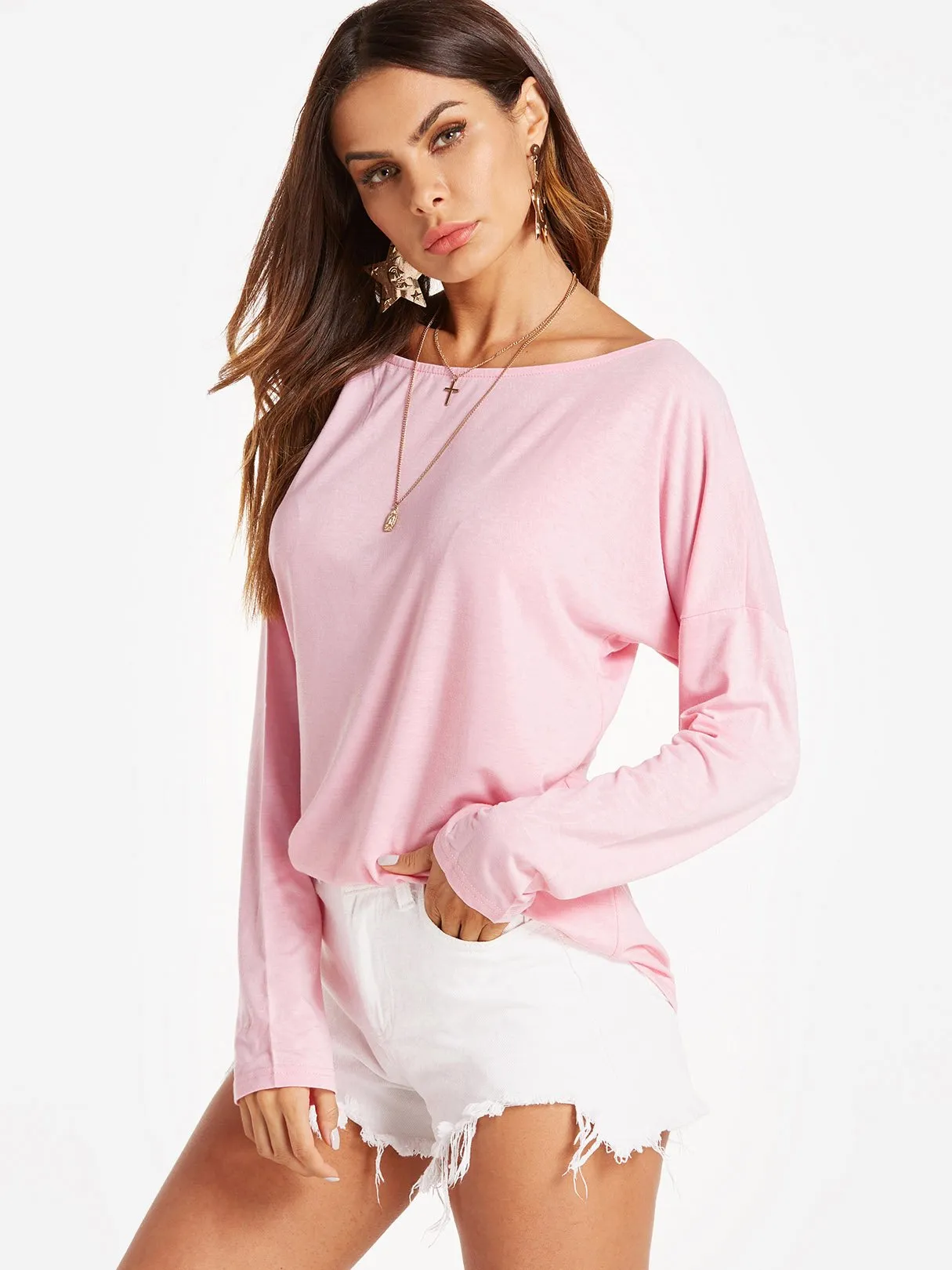 Wholesale Long Sleeve Round Neck T-Shirts