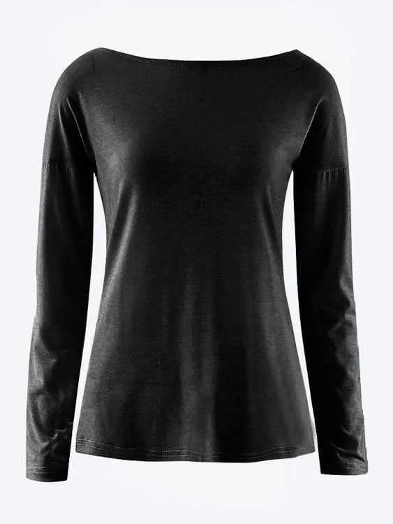 Wholesale Long Sleeve Round Neck T-Shirts