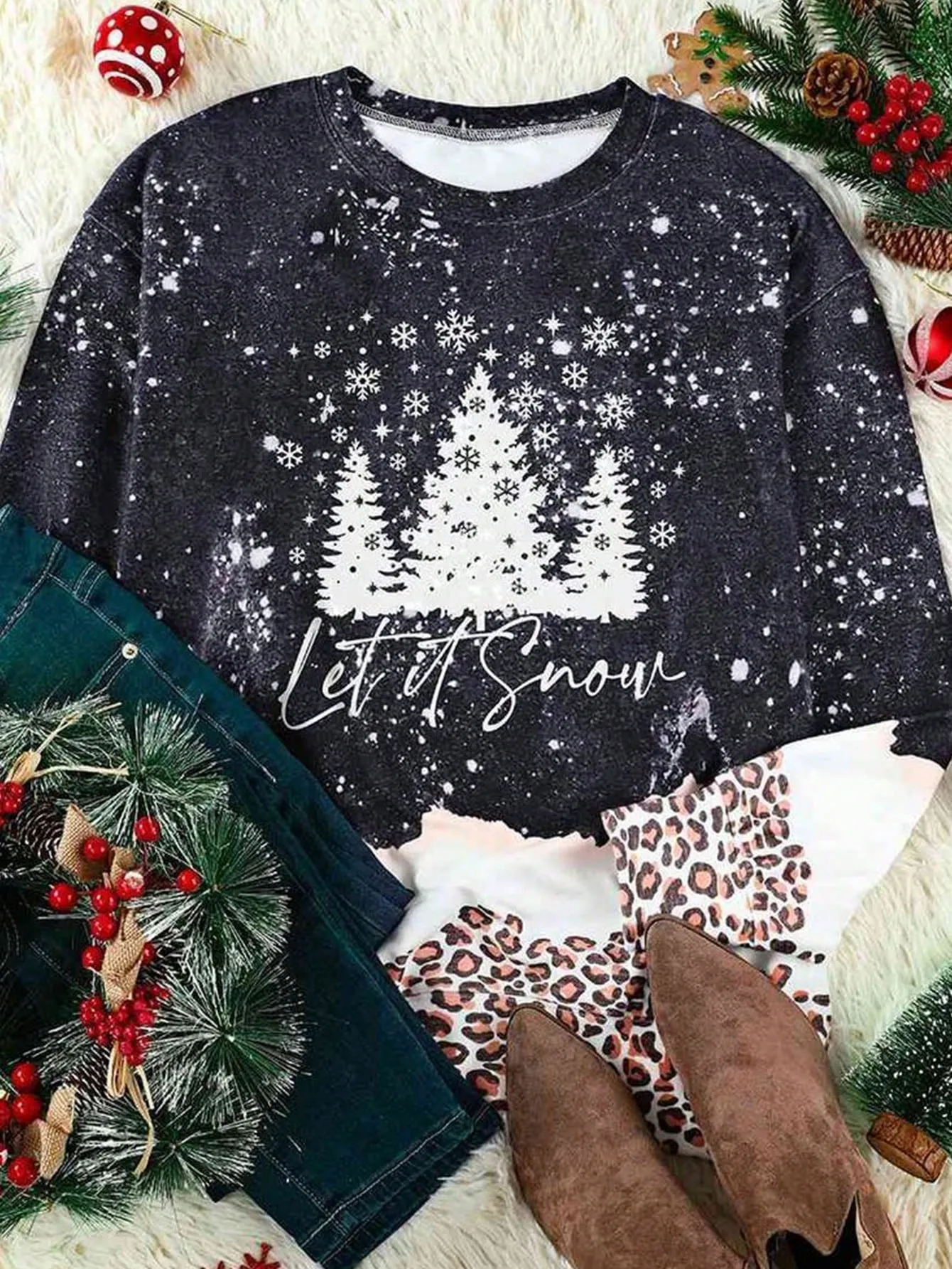 Women's long sleeve graphic t shirts|Women Snowman Print Long Sleeve T-Shirt