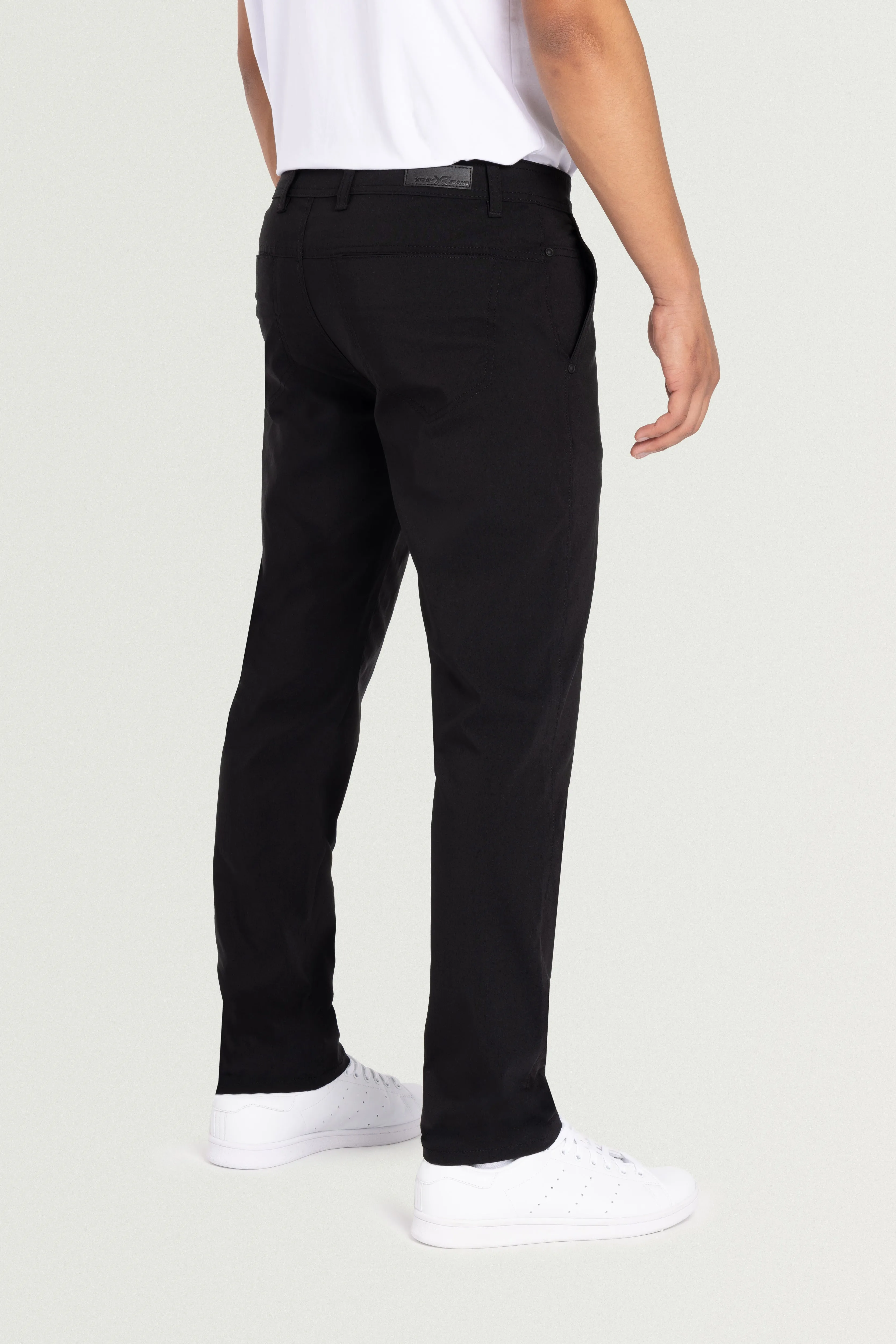 X RAY Men's Stretch Golf Pants Quick Dry Lightweight Casual Nylon Pants with Pockets